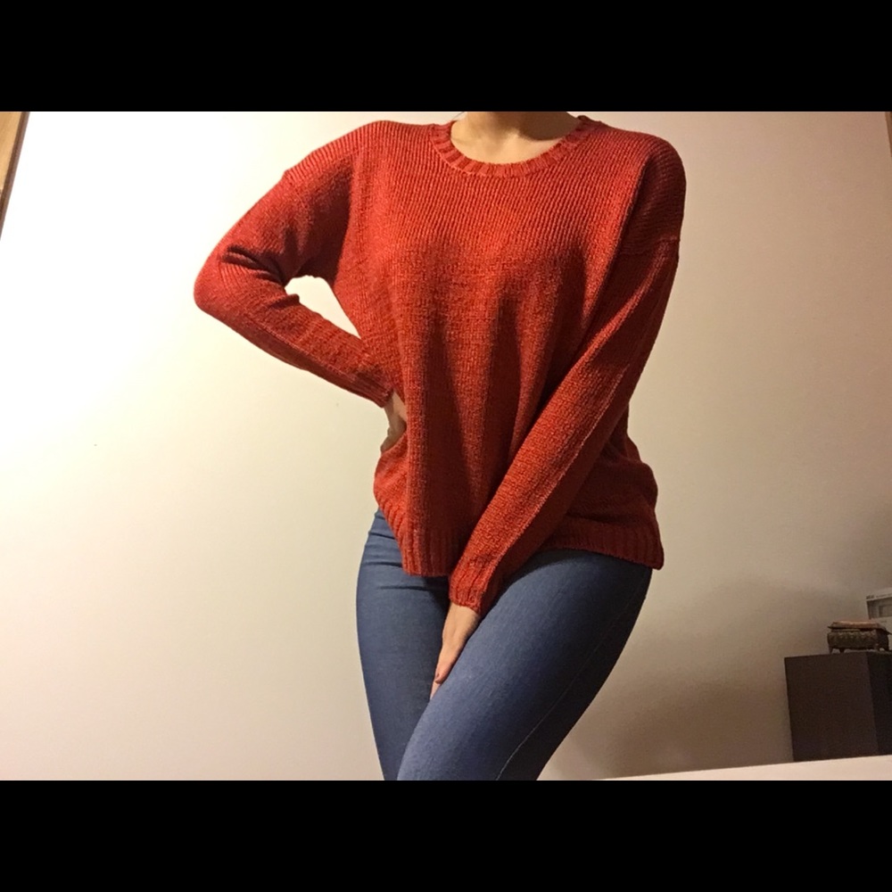 NWT long sleeve red sweater